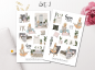 Preview: Girl Home Sticker Set